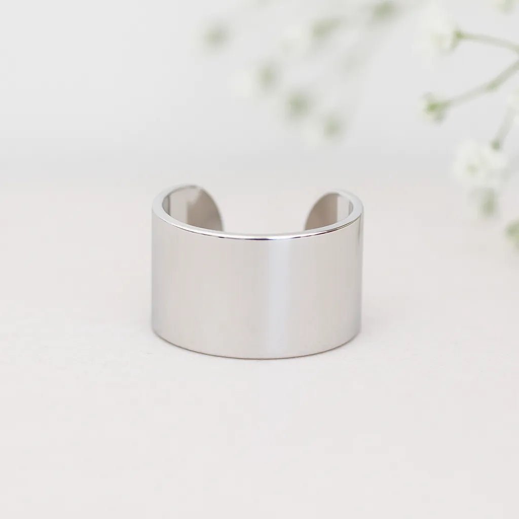 silver ear cuff - waterproof jewellery australia by indie and harper
