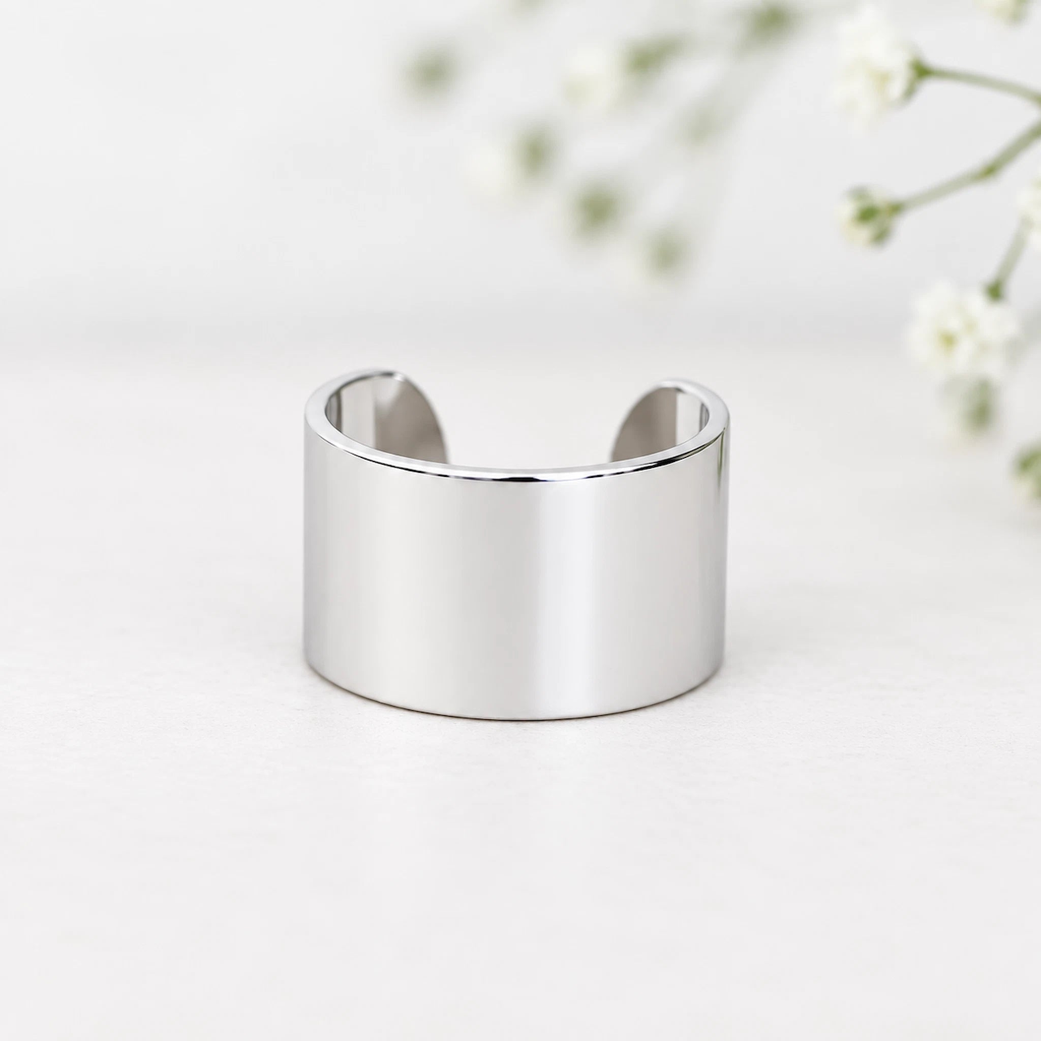 silver ear cuff - waterproof jewellery australia by indie and harper