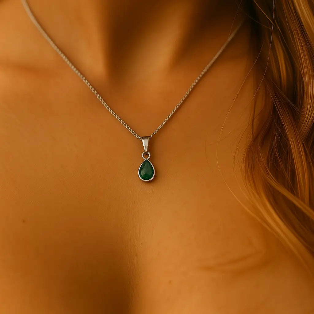  www.indieandharper.com Taurus Star Sign and May Birthstone Necklace
