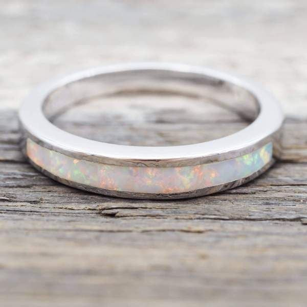 sterling silver opal ring - womens opal jewellery australia
