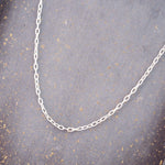 indie and harper sterling silver chain necklace - women's australian jewellery