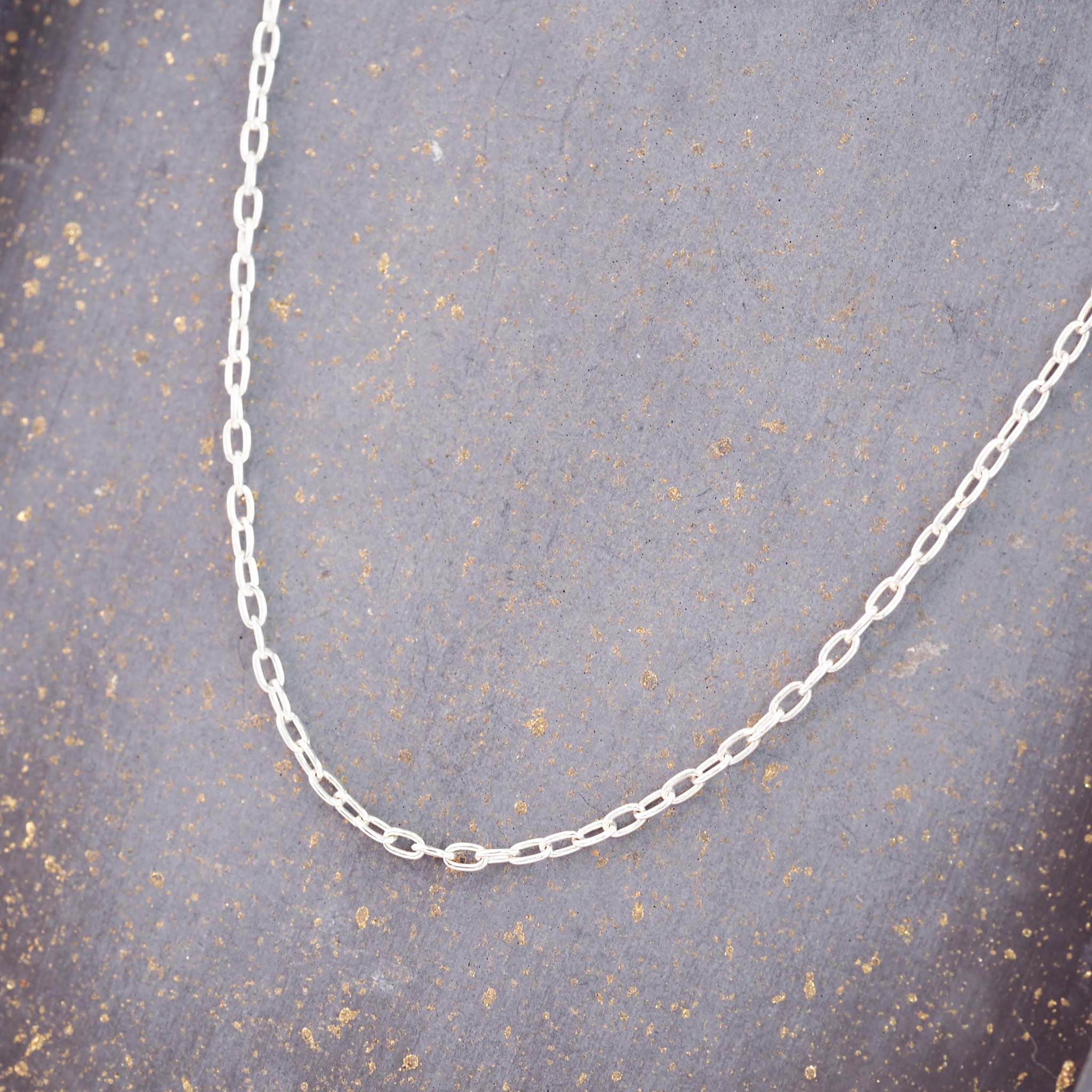 indie and harper sterling silver chain necklace - women's australian jewellery