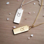  www.indieandharper.com Taurus Star Sign and May Birthstone Necklace