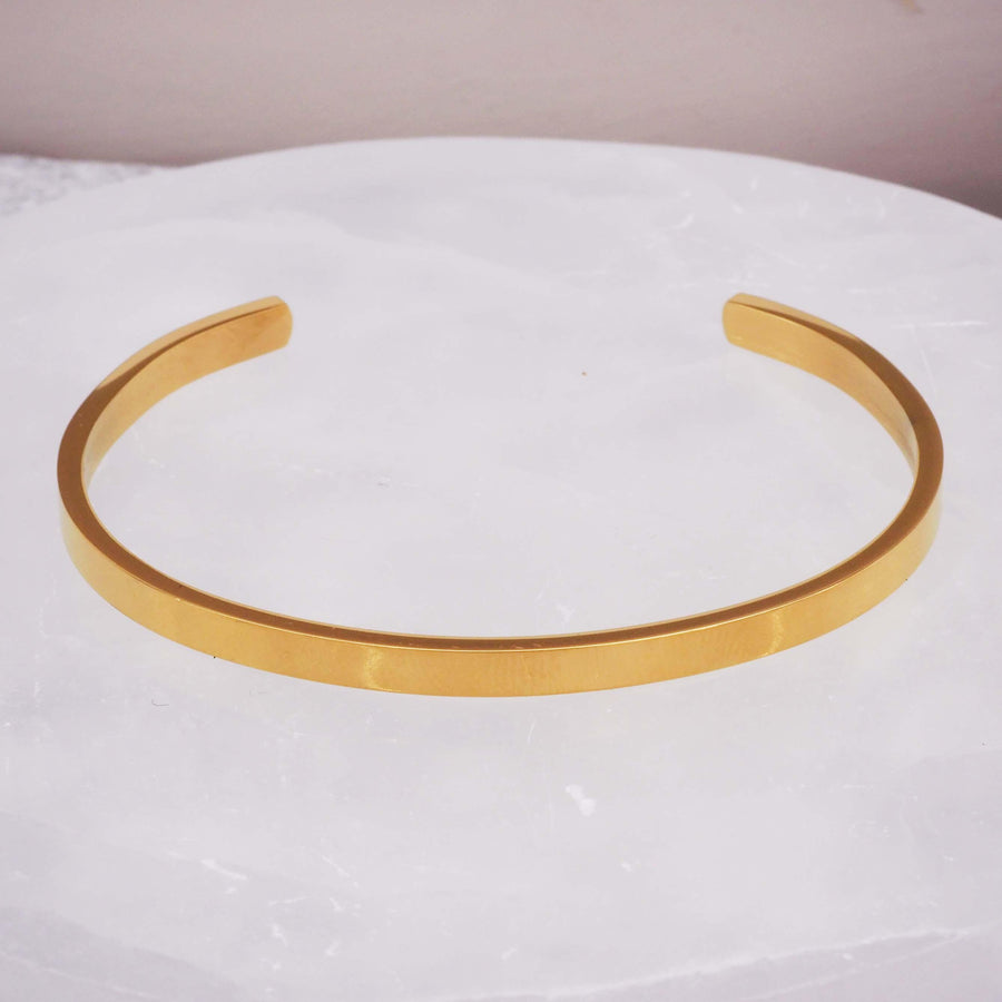 Gold cuff bracelet- womens gold jewellery Australia