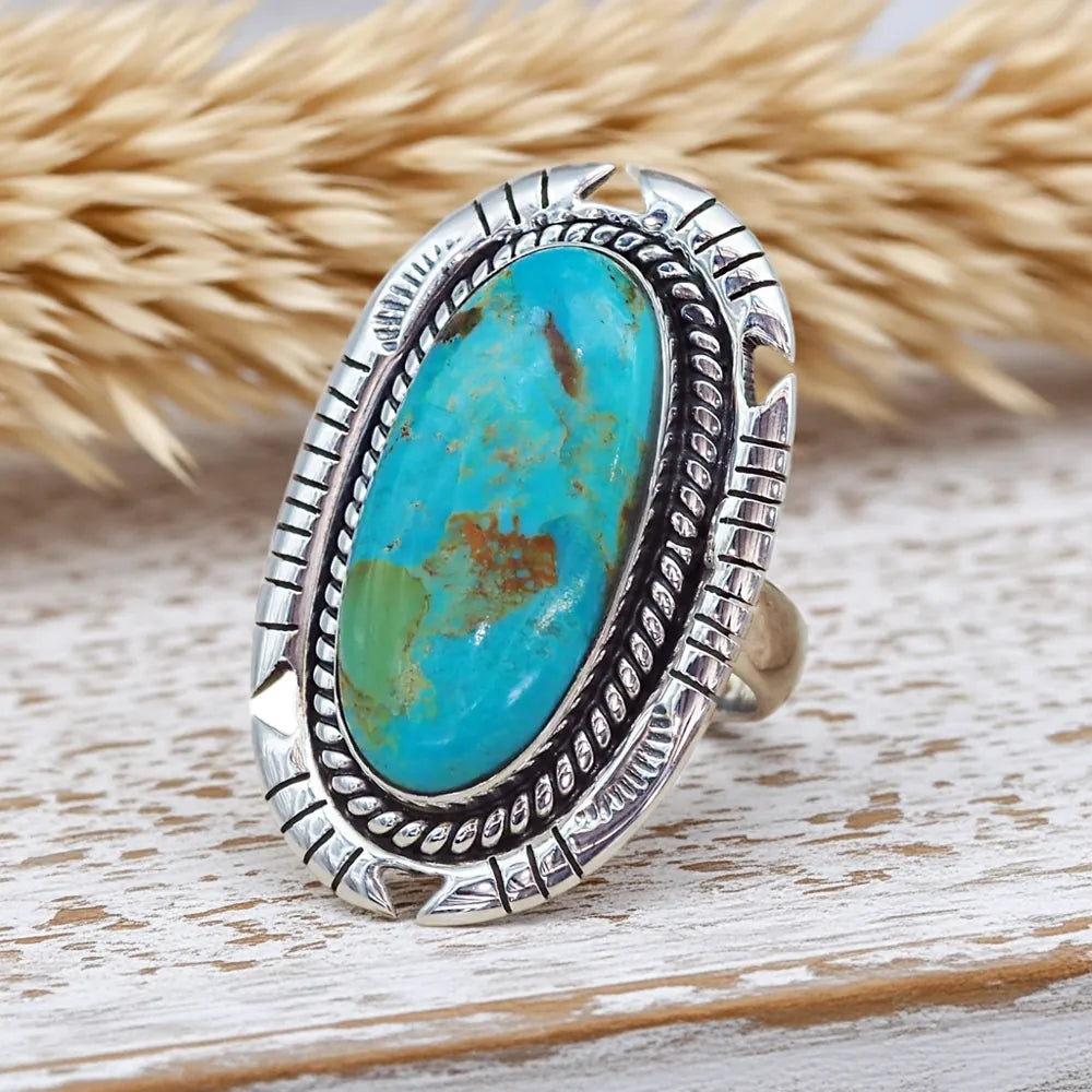 sterling silver turquoise ring by indie and harper australia