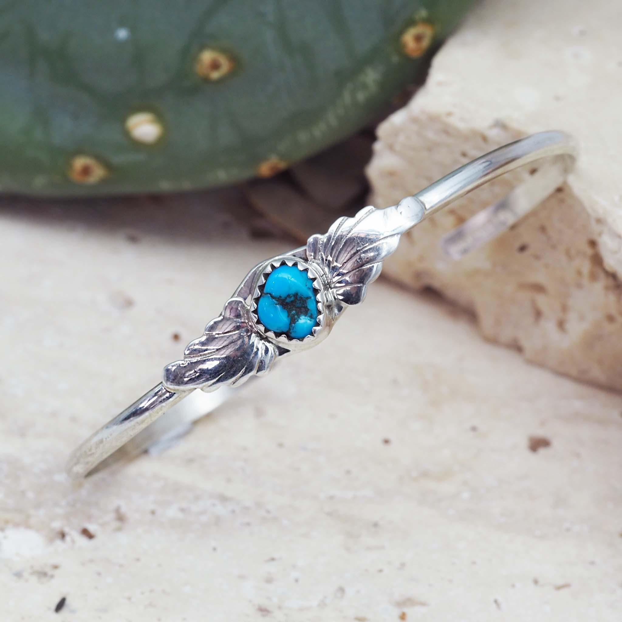 Navajo turquoise bracelet - native american jewelry by indie and harper australia