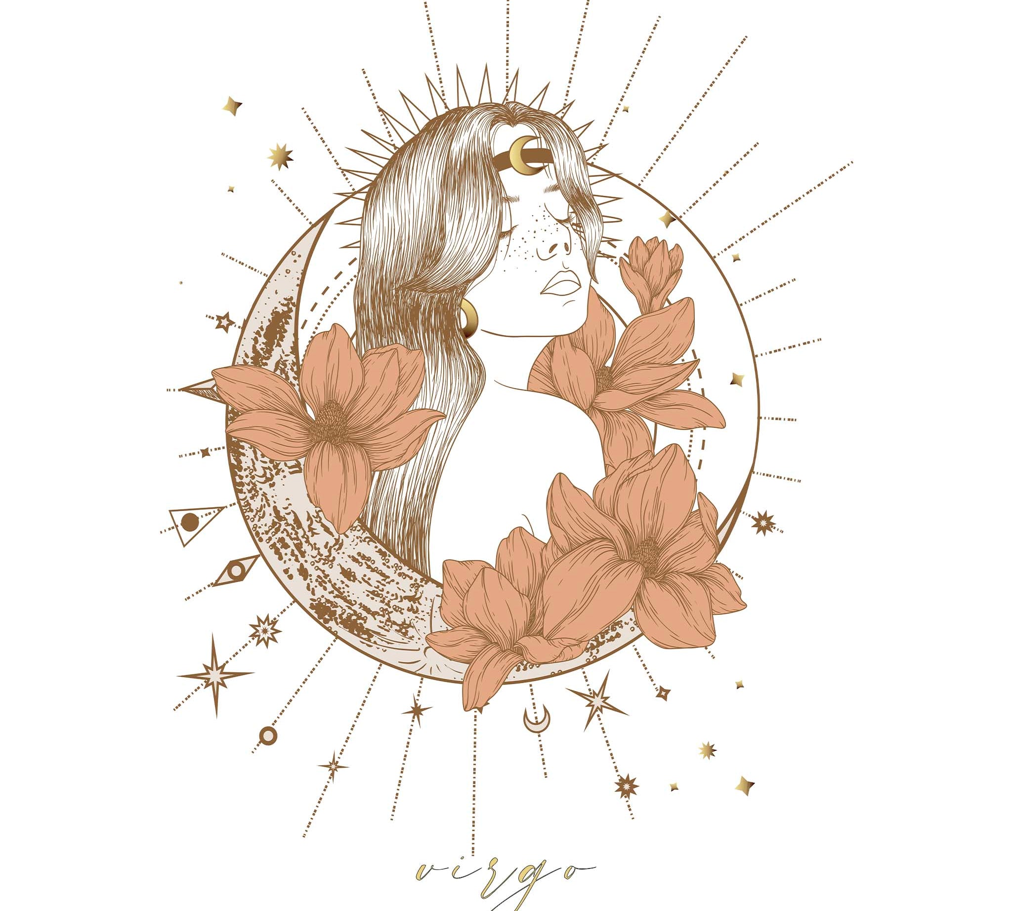 virgo zodiac jewellery collection