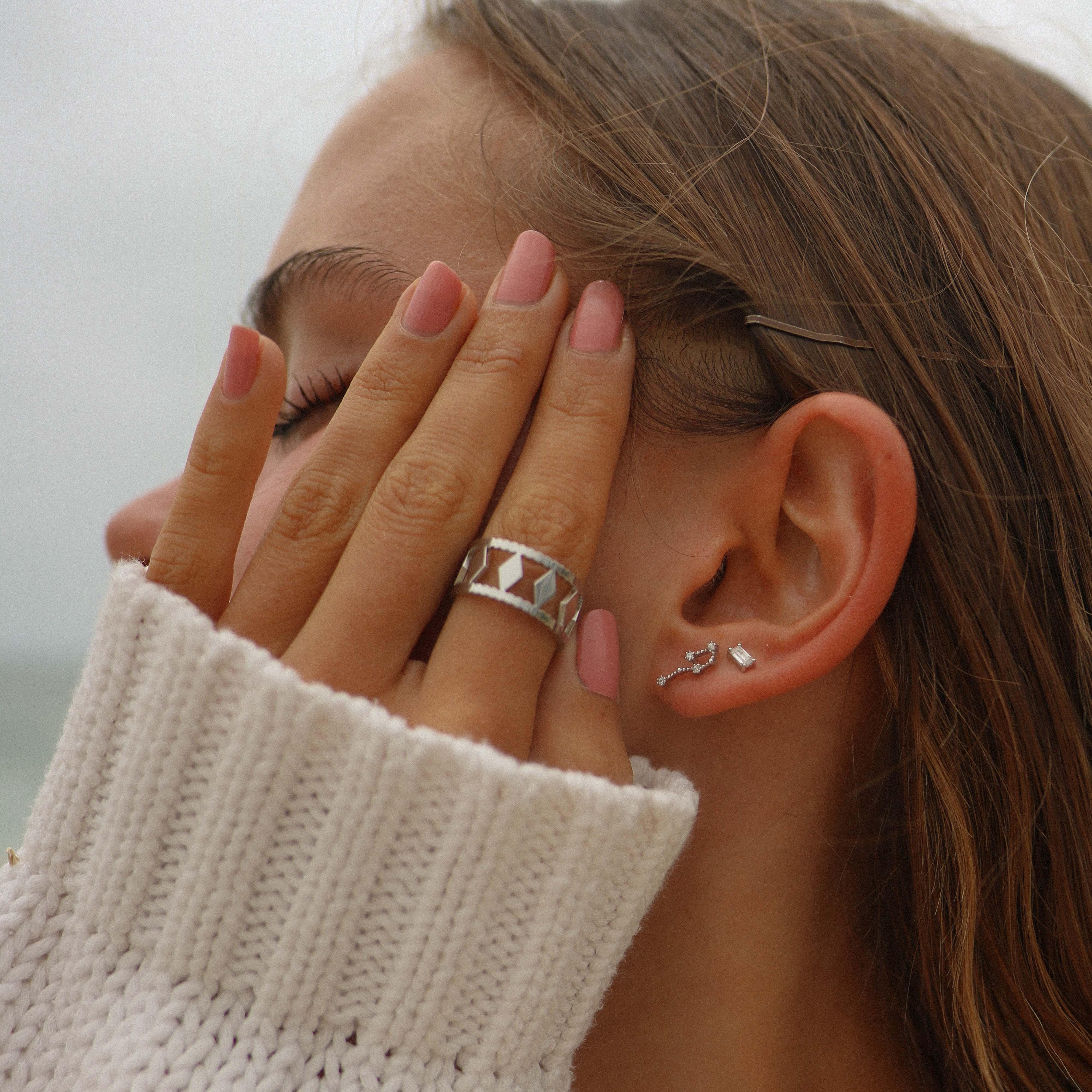 Virgo Constellation Earrings - womens jewellery by indie and harper
