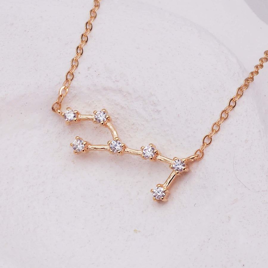 Virgo Constellation Necklace - womens jewellery by indie and harper