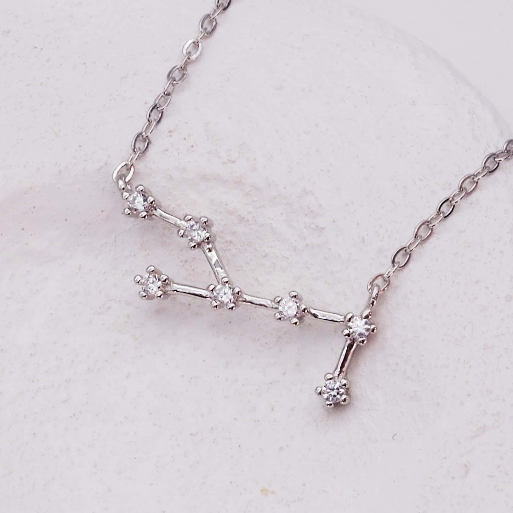 Virgo Constellation Necklace - womens jewellery by indie and harper