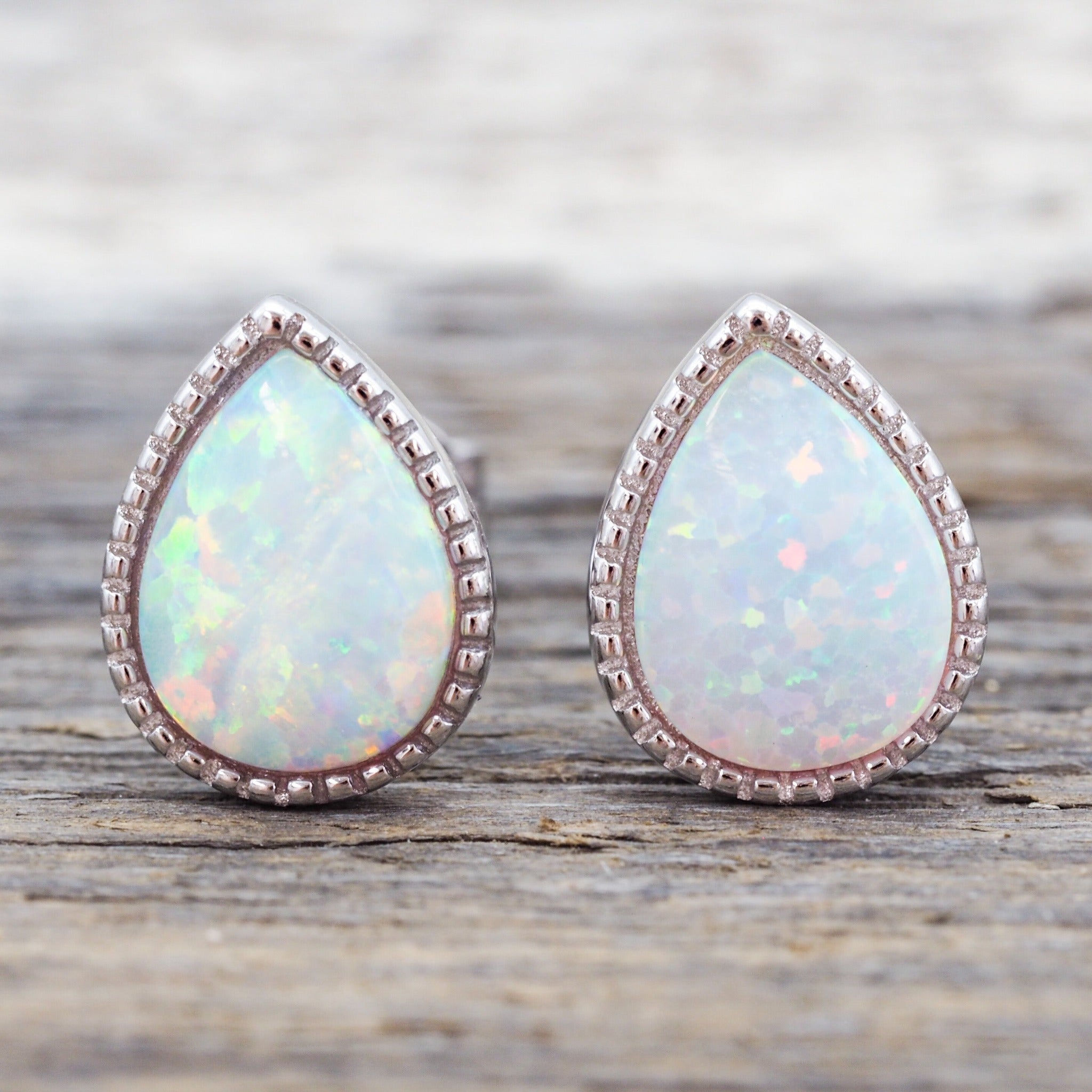 white opal earrings by indie and harper australia 