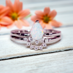 sterling silver stardust opal ring by indie and harper australia