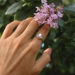 stardust opal ring set being worn - opal jewellery by australian jewellery brands online indie and Harper