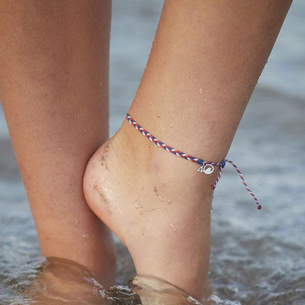 4Ocean Classic Braided Anklet - womens jewellery by indie and harper
