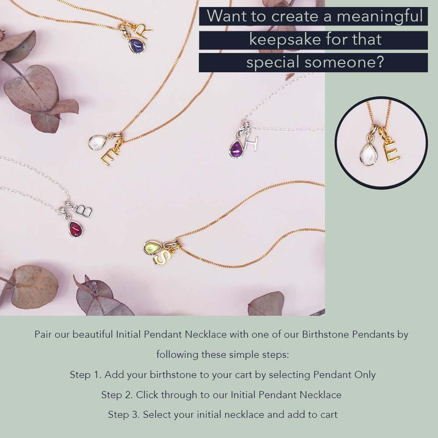 December Tanzanite Birthstone Necklace - Women's Jewellery - Indie and Harper