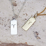 Aries Pendant Necklace - womens jewellery by indie and harper