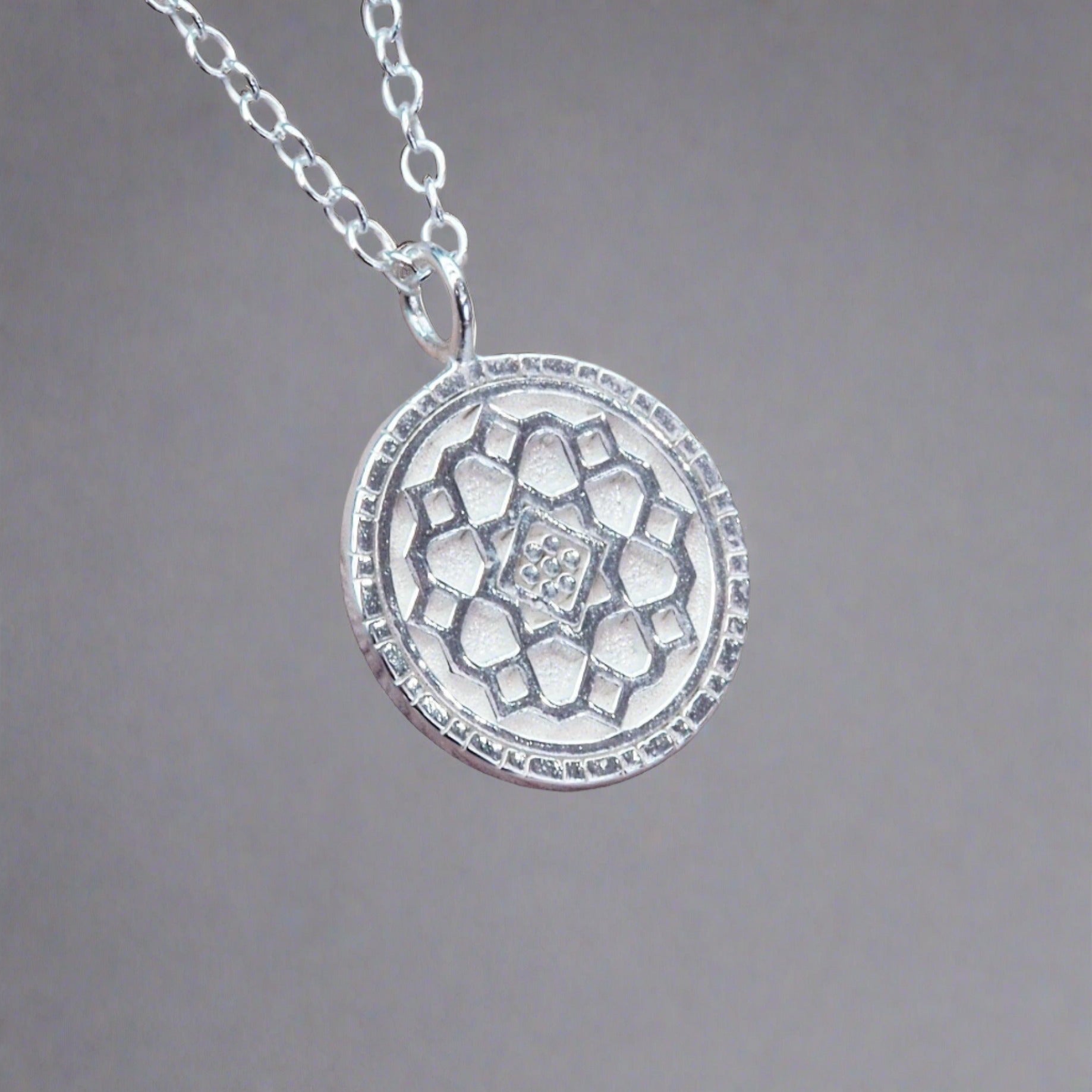 Dainty Mandala Necklace - womens jewellery by indie and harper