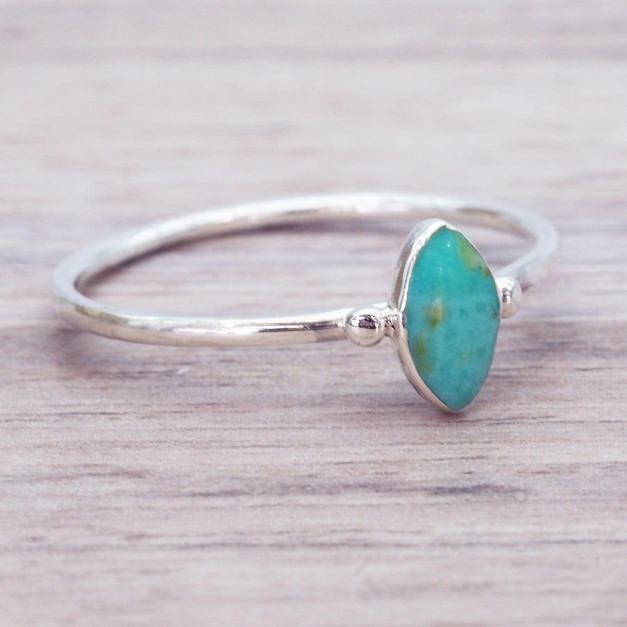 Dainty Turquoise Ring - womens turquoise jewellery by indie and harper