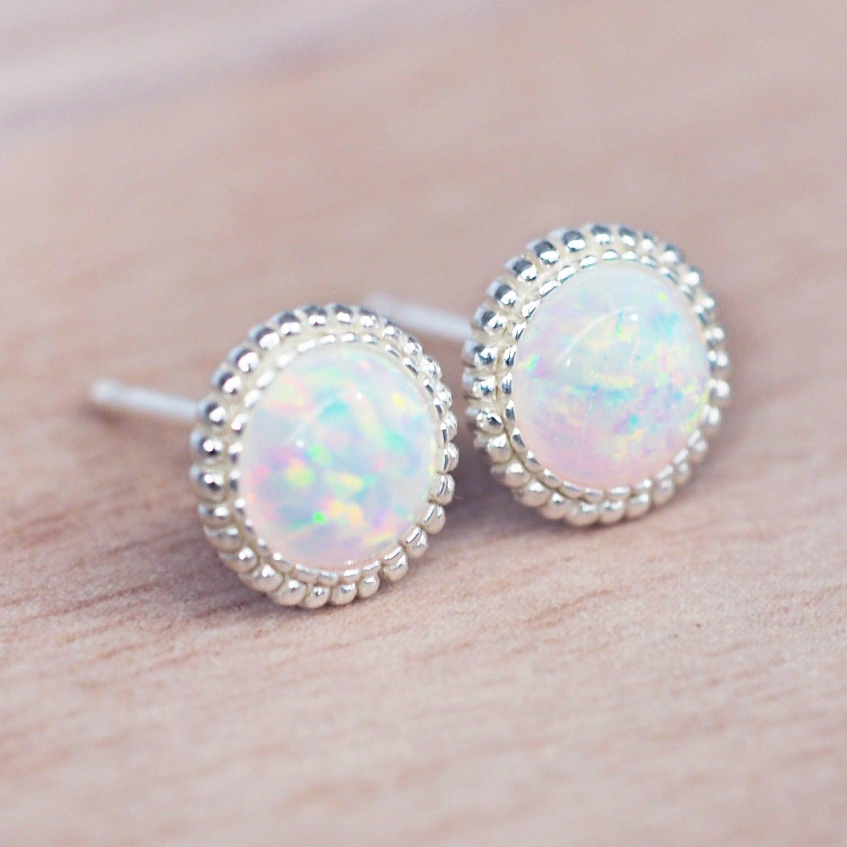 Daisy Opal Earrings - womens jewellery by indie and harper