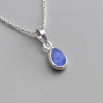 December Birthstone Necklace - Tanzanite - womens jewellery by indie and harper