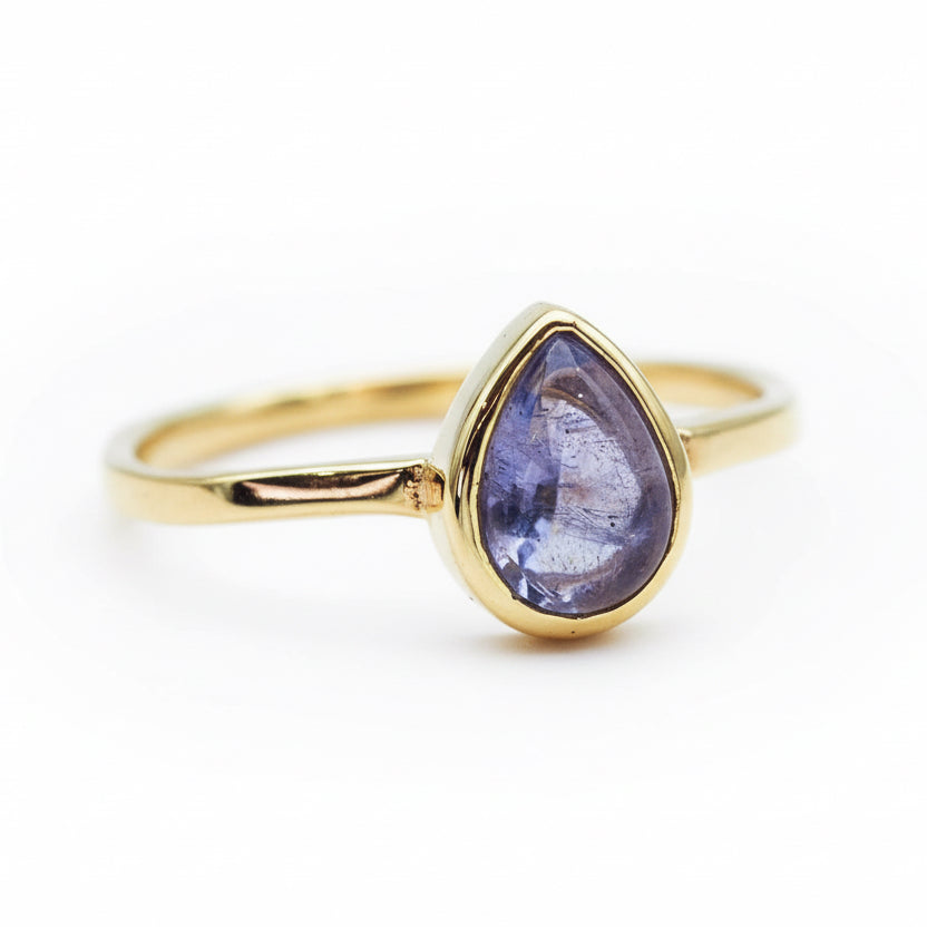 december birthstone tanzanite ring - gold rings by australian jewellery brand indie and harper