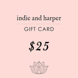 $25 Indie and Harper Gift Card - womens jewellery by indie and harper