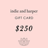 $250 Indie and Harper Gift Card - womens jewellery by indie and harper