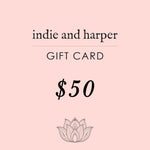 $50 Indie and Harper Gift Card - womens jewellery by indie and harper