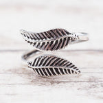 Double Feather Toe Ring - womens jewellery by indie and harper