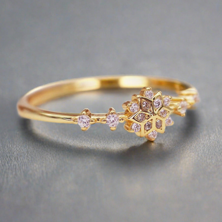Dainty Gold Ring - womens gold jewellery Australia by indie and harper