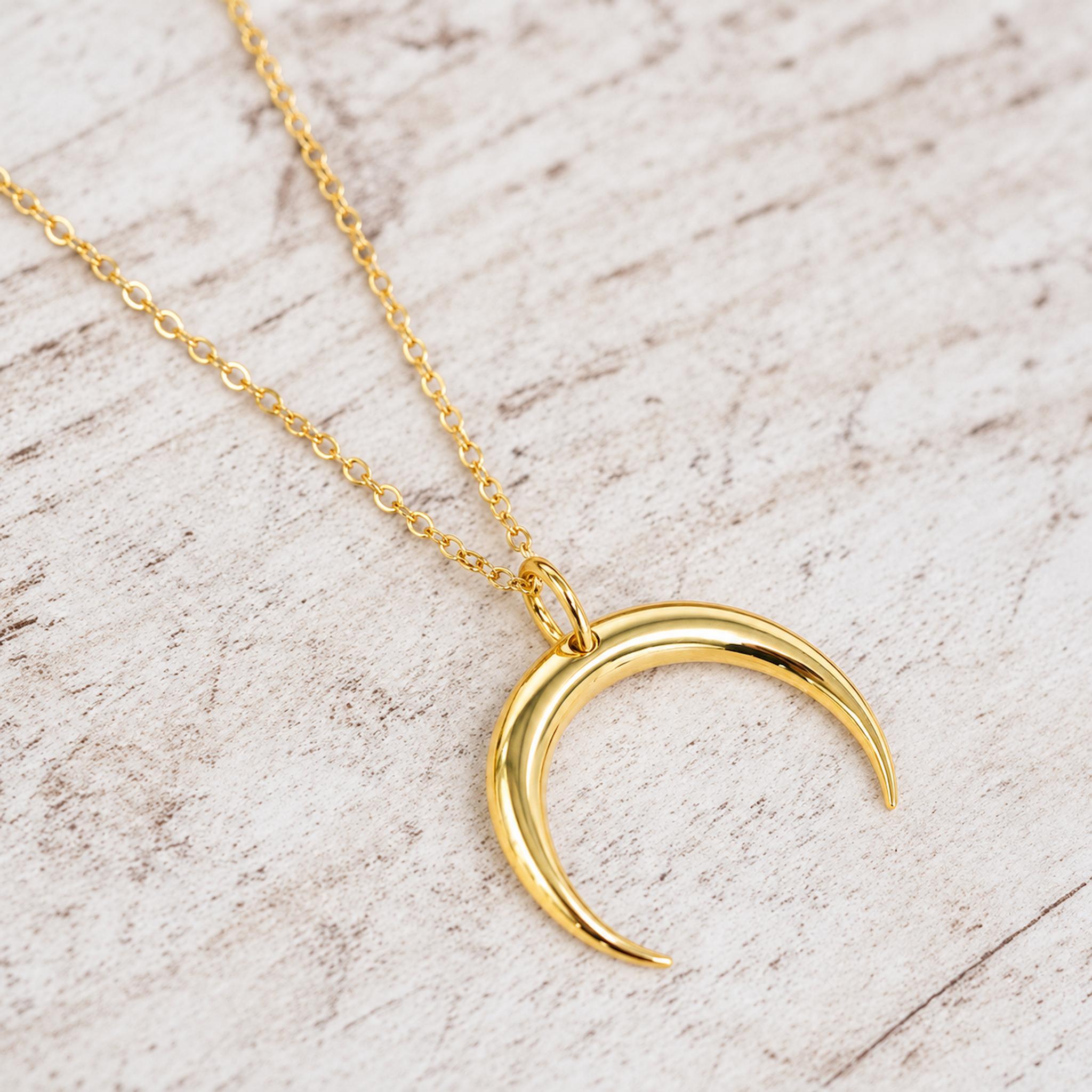 Half moon Gold Necklace