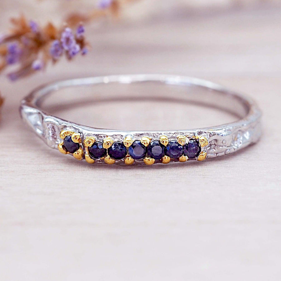 Hand Crafted Sapphire Ring - womens sapphire jewellery by indie and harper