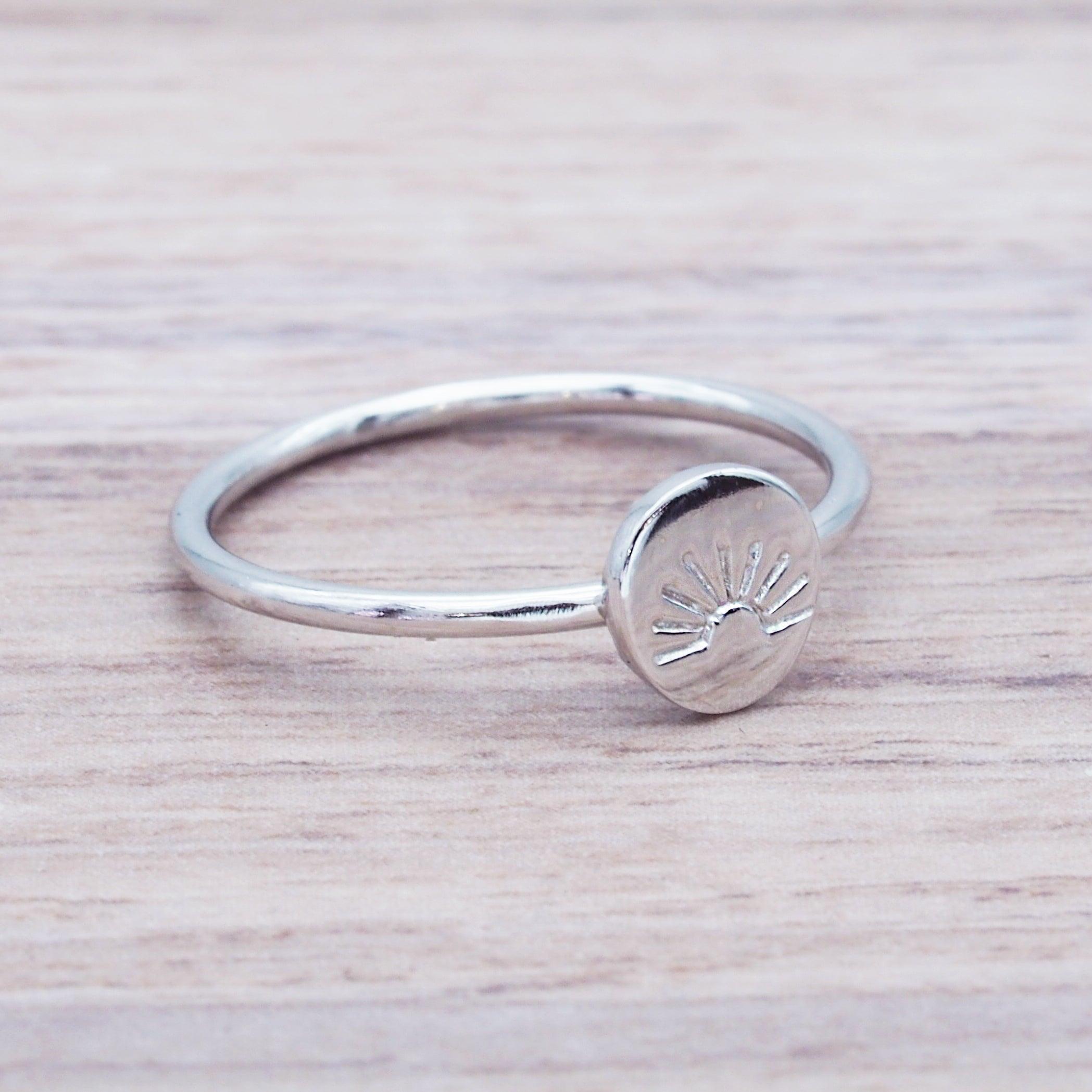 dainty sterling silver ring - womens sterling silver jewellery by online jewellery brand indie and Harper