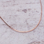 indie and harper rose gold Snake chain Necklace - Australian jewellery online 