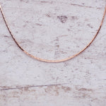 indie and harper rose gold Snake chain Necklace - Australian jewellery online 