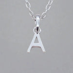 indie and harper sterling Silver Initial A Necklace - Sterling silver jewellery australia