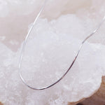 indie and harper Snake chain Sterling Silver Necklace