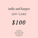 $100 Indie and Harper Gift Card - womens jewellery by indie and harper