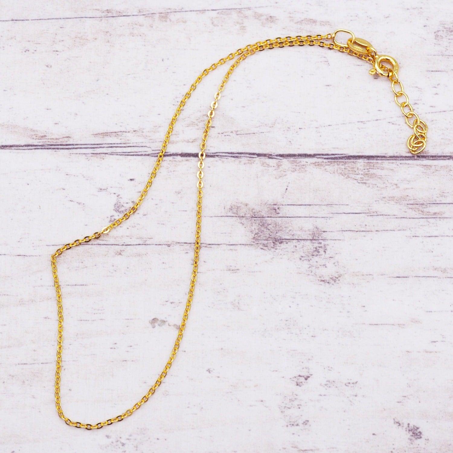 Italian Gold Anklet - womens jewellery by indie and harper