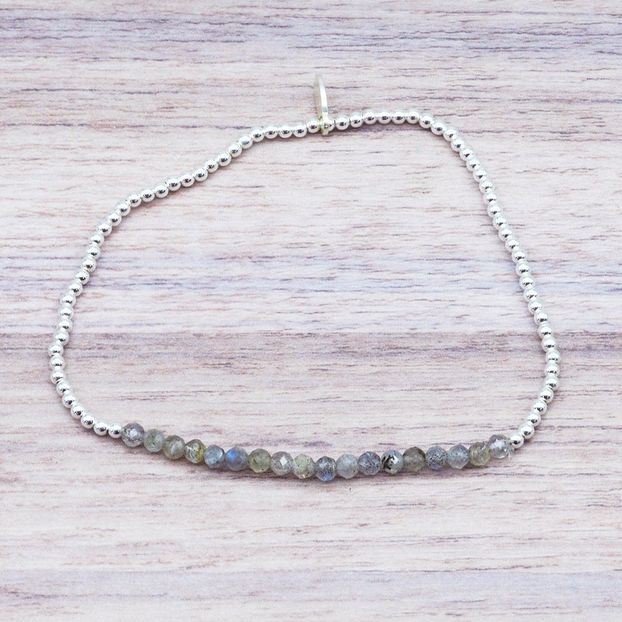 Labradorite Bracelet - womens beaded bracelet jewellery - Australian jewellery brand