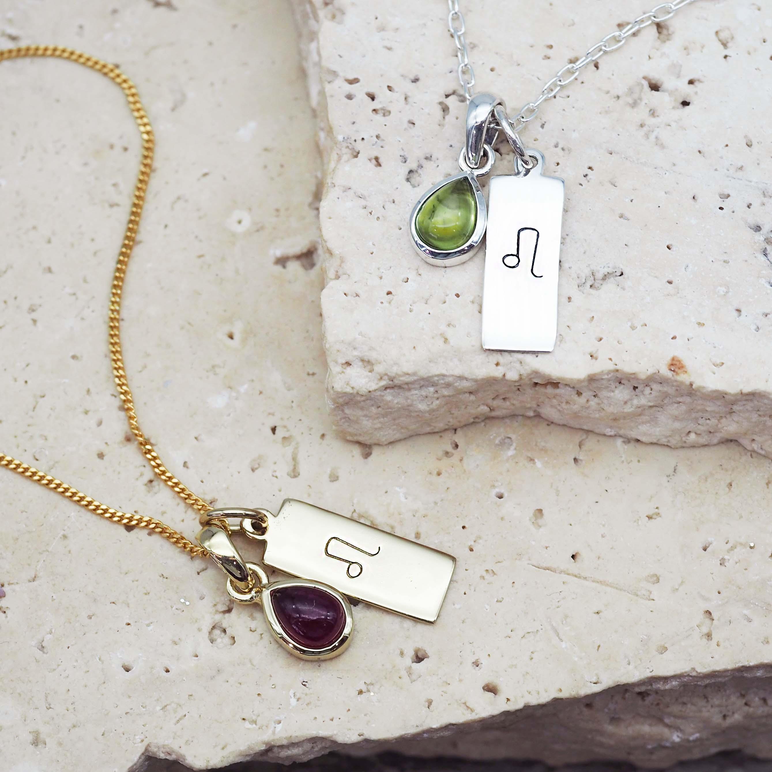 Leo Pendant Necklace - womens jewellery by indie and harper