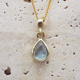 March Birthstone Necklace - Aquamarine - womens jewellery by indie and harper