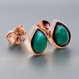 May Emerald Birthstone Earrings - womens jewellery by indie and harper