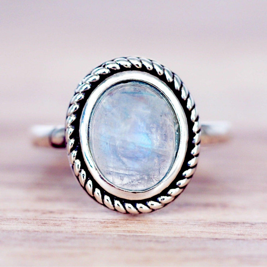 Moonstone Ring - womens moonstone jewellery by indie and harper