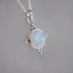 Moonstone Four Points Necklace - womens jewellery by indie and harper