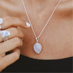 Moonstone Pendant Necklace - womens jewellery by indie and harper