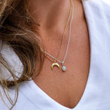 Moonstone Tear Drop Necklace - womens jewellery by indie and harper