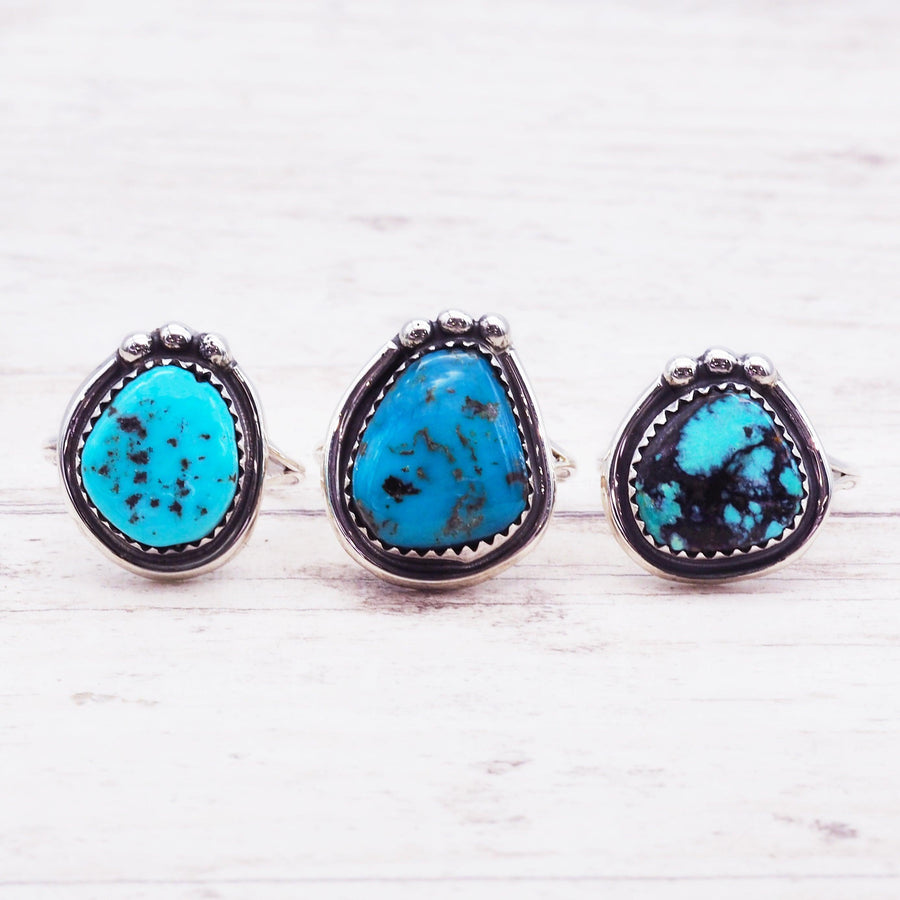 Turquoise Rings - womens turquoise jewellery Australia 