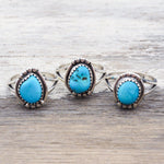 Raw Turquoise Navajo Ring - womens jewellery by indie and harper