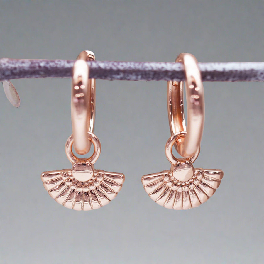 Rose Gold earrings - womens rose gold jewellery - Australian Jewellery Online 